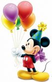 Adesivo Festa Disney (170cm) - Número 65