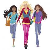 Adesivo Festa Barbie (30cm) - Número 87