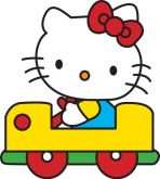Adesivo Festa Hello Kitty (30cm) - Número 20