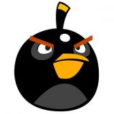 Adesivo Festa Angry Birds (30cm) - Número 22