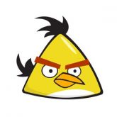 Adesivo Festa Angry Birds (30cm) - Número 26