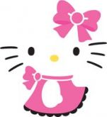 Adesivo Festa Hello Kitty (80cm) - Número 08