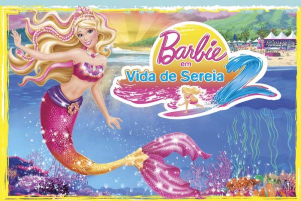 Painel Festa Barbie (300x200) - Número 19
