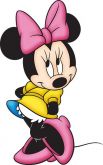 Adesivo Festa Minnie Mouse (170cm) - Número 16