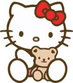 Adesivo Festa Hello Kitty (100cm) - Número 04