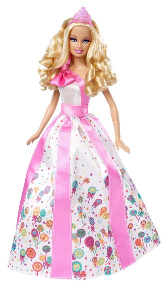 Adesivo Festa Barbie (100cm) - Número 01