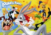 Painel Festa Looney Tunnes (200x100) - Número 01