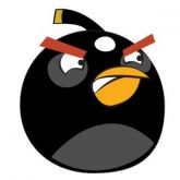 Adesivo Festa Angry Birds (30cm) - Número 29