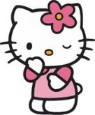 Adesivo Festa Hello Kitty (100cm) - Número 03
