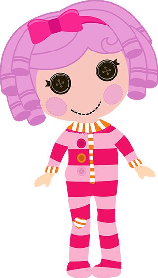 Adesivo Festa Lalaloopsy (30cm) - Número 01