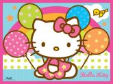 Painel Festa Hello Kitty (200x100) - Número 02