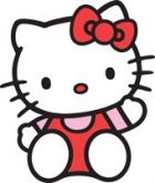 Adesivo Festa Hello Kitty (80cm) - Número 10