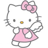 Adesivo Festa Hello Kitty (30cm) - Número 17