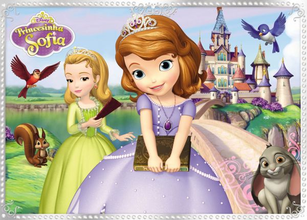 Painel Princesa Sofia (400x200) - Número 07