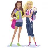 Adesivo Festa Barbie (30cm) - Número 90