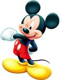 Adesivo Festa Mickey Mouse (100cm) - Número 03